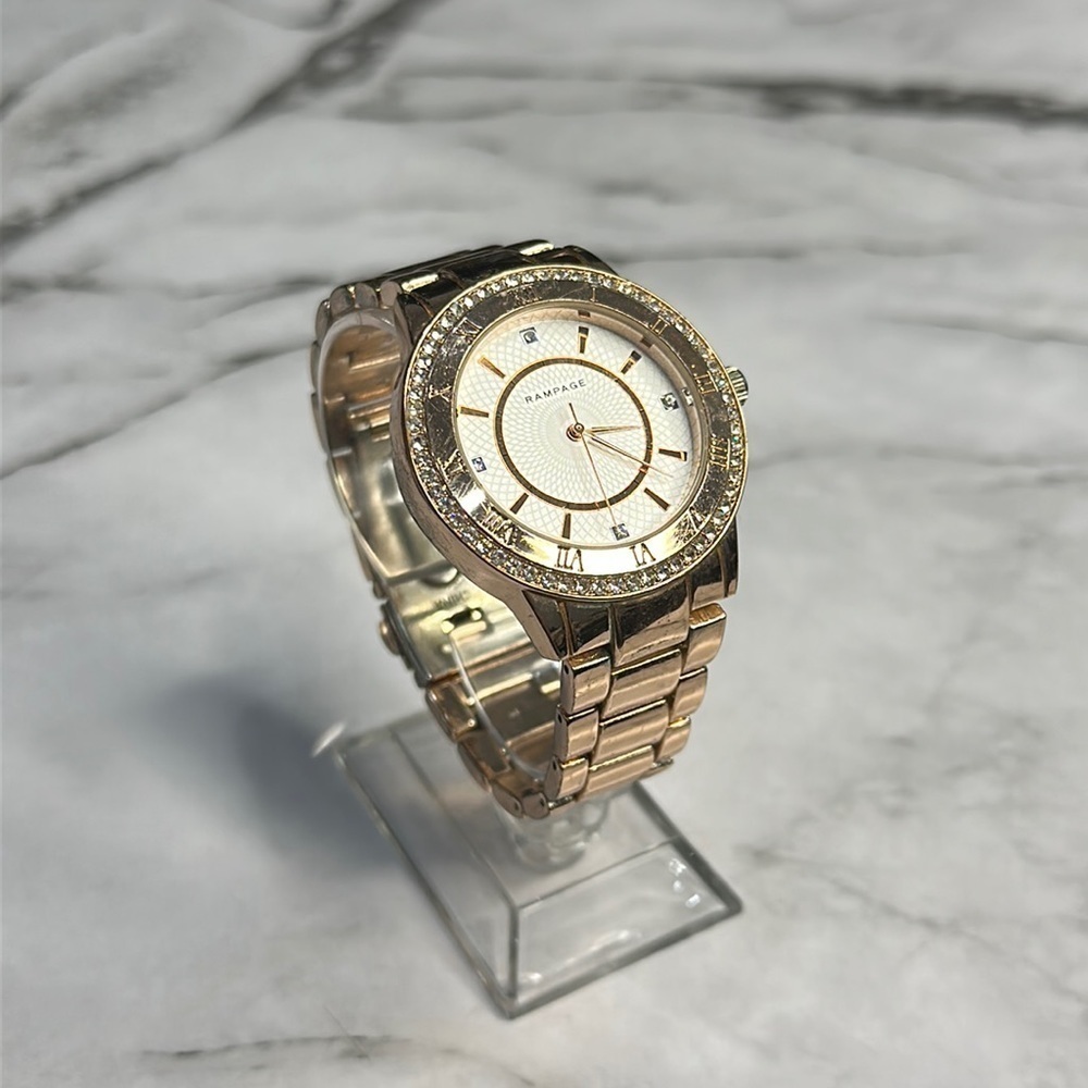 Rampage Womens Rose Gold Wristwatch